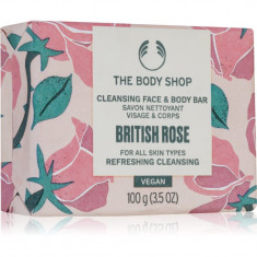 The Body Shop British Rose săpun solid corp si fata 100 g