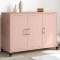 Gossi dulap, roz, 100,5 x 39 x 72 cm, otel laminat la rece