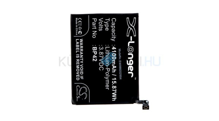 Baterie de telefon mobil VHBW Xiaomi BP42 - 4100mAh, 3.87V, Li-polymer