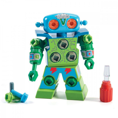 Bormasina Magica - Robotel verde PlayLearn Toys foto