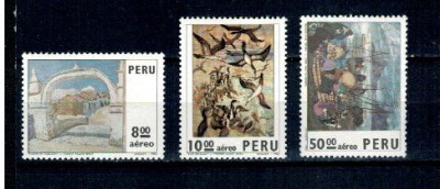 Peru 1973 - Pictura, arta, serie neuzata foto