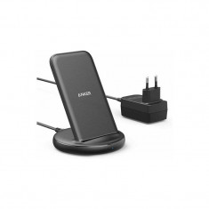 Incarcator wireless Anker QI PowerWave II Stand 15W Black foto