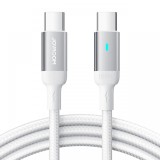 Joyroom Cablu Type-C la Type-C Fast Charging ,100 W, 1,2m Alb