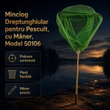 Minciog Dreptunghiular pentru Pescuit, cu M&acirc;ner, Model 50106