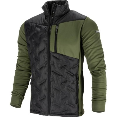 JACHETA MEDIU-ELASTICA CU MATLASARE / VERDE-NEGRU - 3XL foto