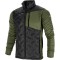 JACHETA MEDIU-ELASTICA CU MATLASARE / VERDE-NEGRU - S