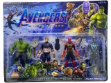 Set figurine - Hulk, Spiderman, Capitan America, Pantera neagra