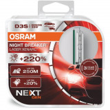 Set 2 Becuri xenon D3S Xenarc Night Breaker Laser +220% NEXT GEN, OSRAM