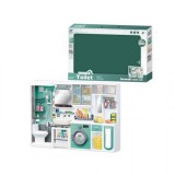 Mini baie pentru papusi toaleta masina de spalat dus si accesorii 818-363 CWT