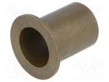 Lagăr manşon alunecător cu flanşă IGUS &Oslash;ext 12mm &Oslash;int 10mm L 15mm