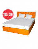 Set saltea Mercur Comfort Flex Plus 180x200 plus husa hipoalergenica plus 2 perne microfibra 50x70, Din Poliuretan