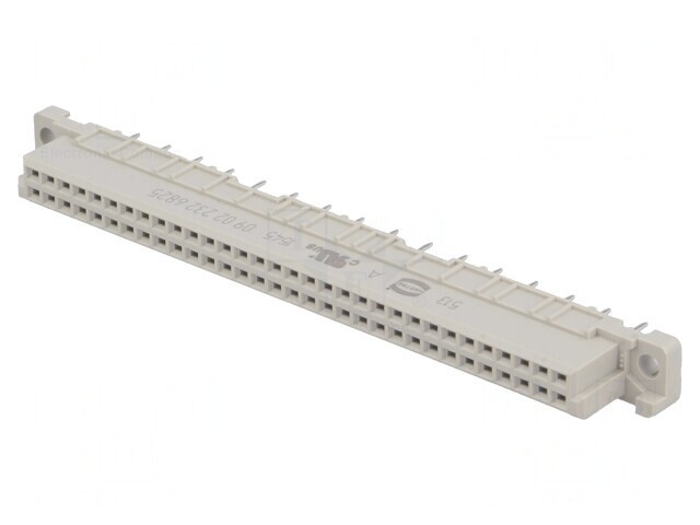 Mufă DIN 41612 tip B 32 PIN THT Aurită