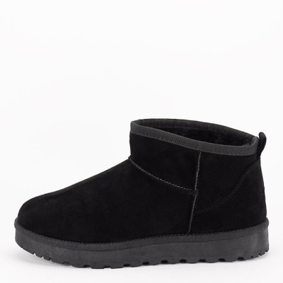 Ghete negre imblanite tip UGG 88-155 112 foto