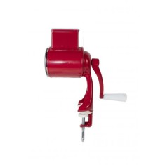 Rasnita nuci/cascaval Elefant, metal, manuala, Rosu