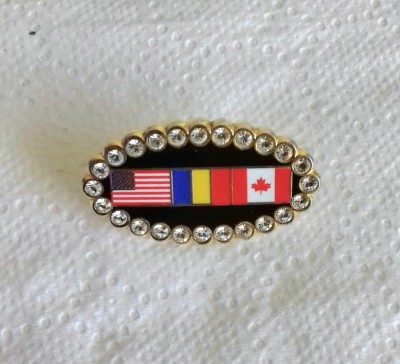 Insigna tematica SUA &amp;ndash; Romania &amp;ndash; Canada foto