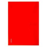 Mapa documente, Noki, A4, inchidere cu capsa, plastic, rosu