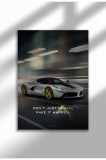 fast_mindset_21|Frameless Motivational Wall Poster, Supercar Art, "Stop Until Proud" Quote, Fast Mindset 2025 | A3 (29.7 x 42 cm) - fast_mindset_21