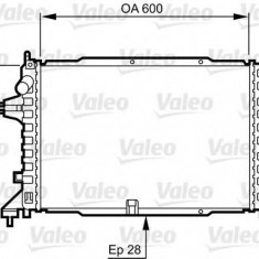 Radiator, racire motor OPEL ZAFIRA B (A05) (2005 - 2016) VALEO 734380