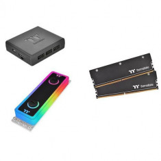 Memorii Thermaltake WaterRam RGB 16GB (2x8GB), 3200MHz, DDR4, iluminare RGB