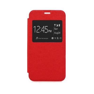 Husa MICROSOFT Lumia 535 - S-View (Rosu) foto