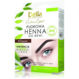 Vopsea pudra Henna pentru sprancene, 4.0 Brown, 4 g, Delia, Delia Cosmetics