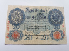 Germania 20 Mark 1914-1 foto