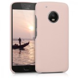 Cumpara ieftin Husa pentru Motorola Moto G5 Plus, Piele ecologica, Roz, 41393.10, Kwmobile
