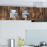 vidaXL Dulap de bucătărie cu raft 2 pcs Stejar fumuriu 40 x 31 x 40 cm 885196