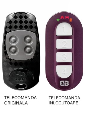 Telecomanda poarta garaj Came ATO4EV 4 Butoane/ cod saritor/ 433.92Mhz (603) foto