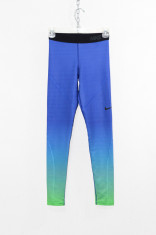 Colanti dama-Nike, XS, Albastru &amp;amp; Verde foto