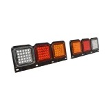 Set lampi spate LED camion remorca rulota tractor etc 55x20 cm 12V 24V, Breckner