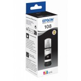 Cerneala originala EPSON 108 EcoTank, flacon 70 ml, Black