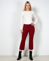 Pantaloni trei sferturi cu talie joasa 22ITT50017 foto