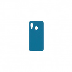 Husa Compatibila cu Samsung Galaxy A20e - Iberry Silicon Soft Albastru