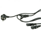 Cablu Y alimentare Schuko la IEC C13 PC &amp; Monitor 1.8m, 19.99.1022, Value