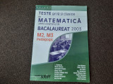 TESTE GRILA SI CLASICE DE MATEMATICA BACALAUREAT 2003 M2/M3 PEDAGOGIC I SAVULESC
