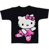 Tricou &quot; Hello Kitty pink cartoon &quot;