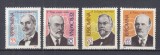 ROMANIA 1961 LP 515 OAMENI DE STIINTA ROMANI SERIE MNH, Nestampilat