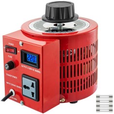 Autotransformator variabil VARIAC variator de tensiune 1000W foto