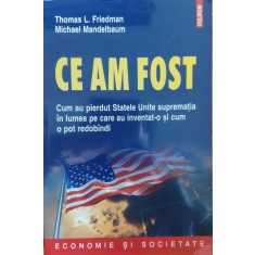 Ce Am Fost - Thomas L. Friedman, Michael Mandlelbaum , G71