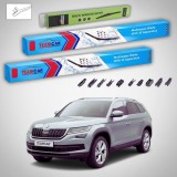 Cumpara ieftin Ștergătoare Skoda Kodiaq I NS6/NS7 2016-prezent | Set Față și Spate &ndash; TeamCar&reg;