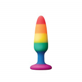 Cumpara ieftin Dop Anal Multicolor Colours - Pride Edition Small, 11 cm