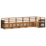 vidaXL Set canapea sectională 5 pcs natural Lemn Solid de Acacia 3384410