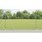 &Icirc;ngrădire cu st&acirc;lpi Argintiu 1.6 x 10 m Oțel
