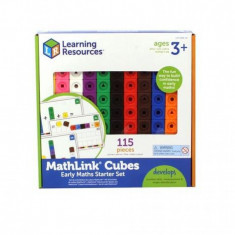 Set MathLink pentru incepatori Learning Resources, 115 piese, 3 - 8 ani foto