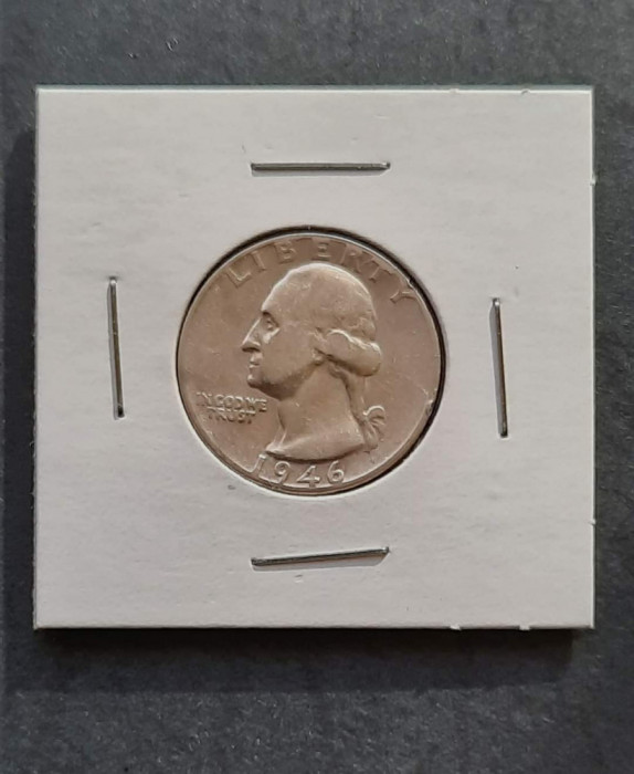 Moneda de argint - 1/4 Dollar 1946, USA - B 2169