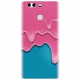 Husa silicon pentru Huawei P9 Plus, Pink Liquid Dripping