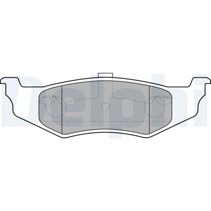 DELPHI LP1515 set placute frana,frana disc