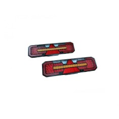 Set 2 Lampi Stop LED cu semnalizare dinamica,12V-24V