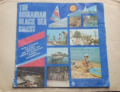 Brosura The Romanian Black Sea Cost, 16 pagini, anii 80, in limba engleza foto
